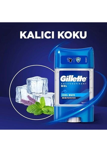 Gillette Clear Jel Cool Wave Antiperspirant Deodorant 70 ml