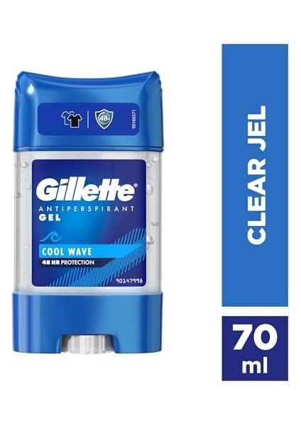 Gillette Clear Jel Cool Wave Antiperspirant Deodorant 70 ml modelleri