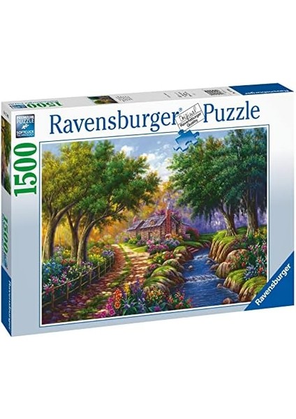 1500P Puz Nehir Kıyısında Kır Evi Yapboz fiyatları