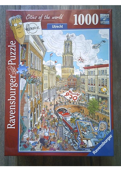 1000P Puz Rotterdam - Fleroux Serisi Yapboz