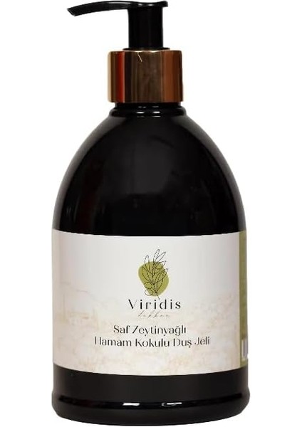 Viridis Dükkan Saf Zeytinyağlı Hamam Kokulu Duş Jeli