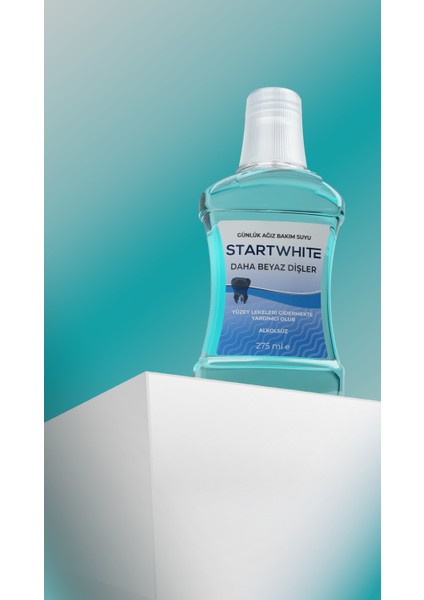 Startwhıte Beyazlatıcı Hafif Tatlı Ağız Bakım Suyu 275 ml x 4 Adet fırsatları