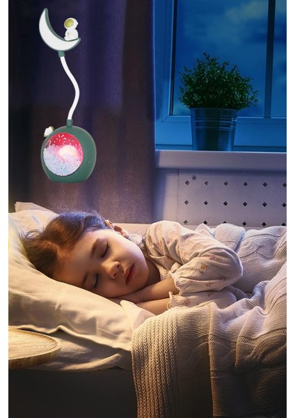 Ay Üstünde Oturan Astronot USB Şarjlı Masa Lambası modelleri