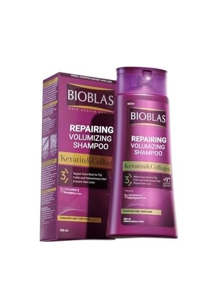 Bioblas Collagen ve Keratin Içeren Onarıcı Dolgunlaştırıcı Şampuan (360 Ml) fiyatları