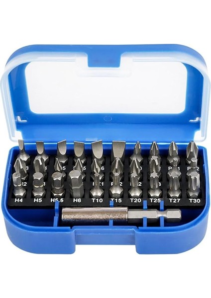 WP200513 31 Parça Cr-V Vidalama Bits Uç Seti