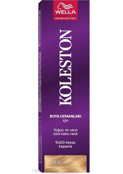 Koleston Single Tüp Boya 9/0 Sarı