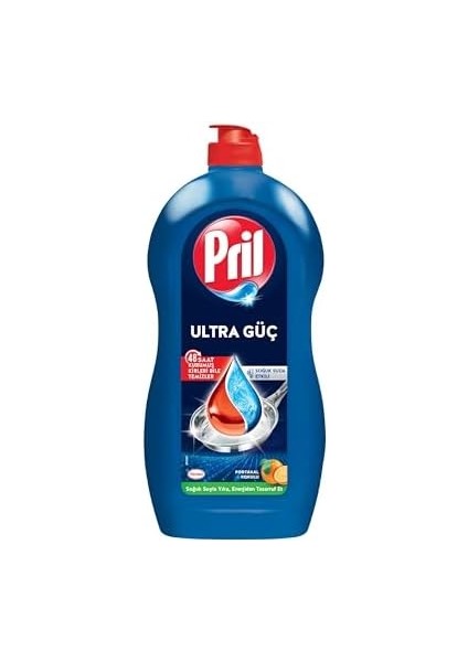 Pril Adana Portakalı Türkiye Serisi Sıvı Bulaşık Deterjanı 1306ML, Adana Portakalı 1.35KG