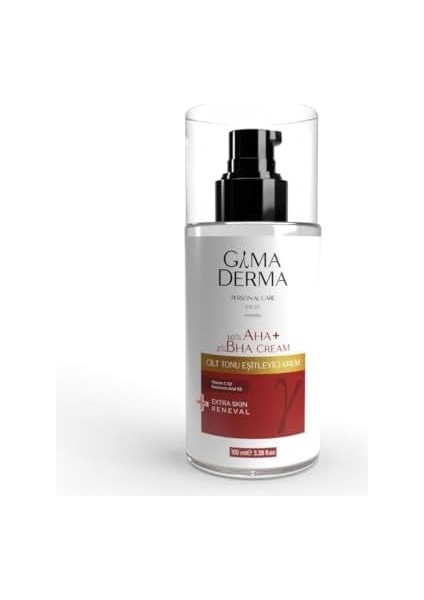 Gama Derma Cilt Tonu Eşitleyici Aha Bha Krem 100 ml fiyatları