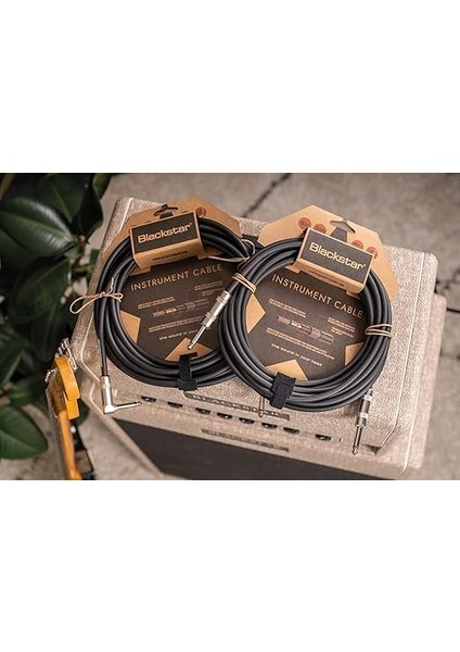 6 M (20 Ft) Enstrüman Kablosu Düz 6,3 mm Jak Düz 6,3 mm Jak, Bas/elektro Gitar/elektroakustik/klavye/amplifikatör Için indirimleri