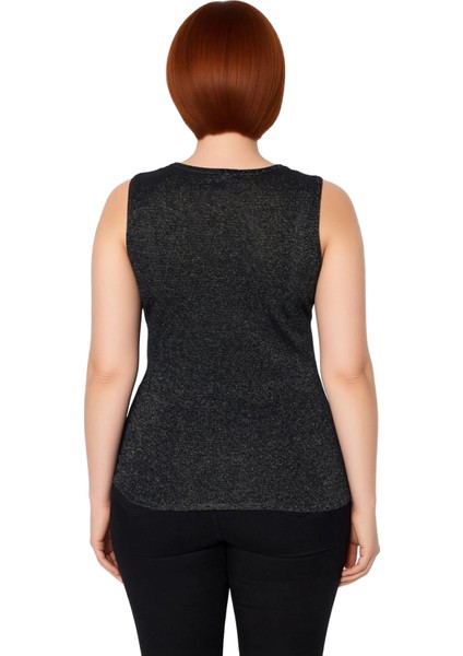 Kadın Vücudu Saran Ince Triko Bisiklet Yaka Kolsuz Üst Kaliteli Şık Rahat Modern Zarif Günlük modelleri