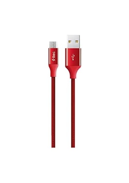 Alumicable Micro USB 1m. Şarj Kablosu - Kırmızı (2DK11K) modelleri