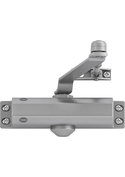 Kapı Hidroliği 300 Serisi Dar Tip Montaj Ayarlı (2-4) (40-80 Kg) Kapı Yayı, Gümüş