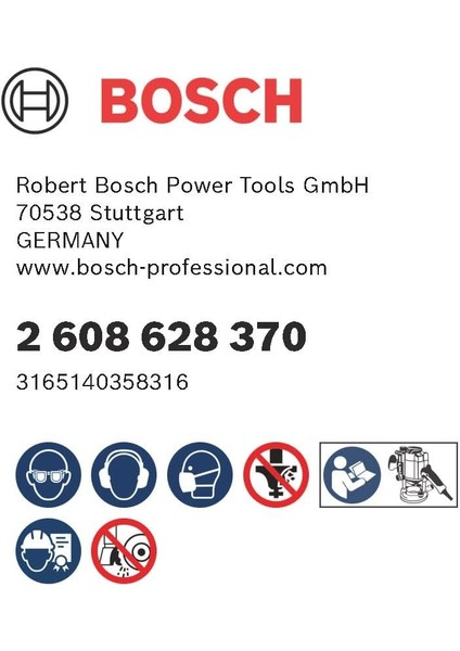 Aksesuarı 2608628370 Oyuklu Ç 8 Mm, R1 10 Mm, Çap 20 Mm, L 12,7 Mm, G 46 mm fiyatları