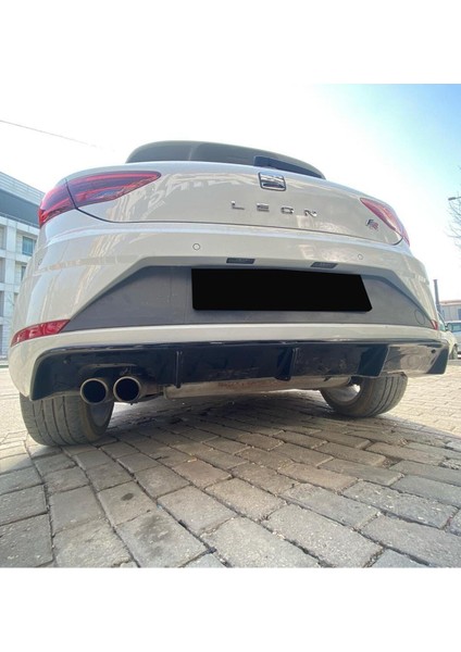 Seat Leon Mk3 Fr 2017-2020 Difüzör (Plastik) Parlak Siyah