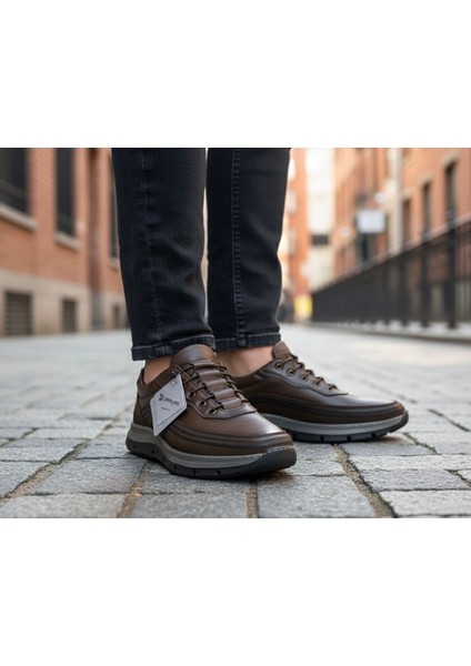 Erkek Günlük Mevsimlik Kışlık Hakiki Deri Ayakkabı Kaydırmaz Taban Ortopedik Akıllı Bağcıklı modelleri