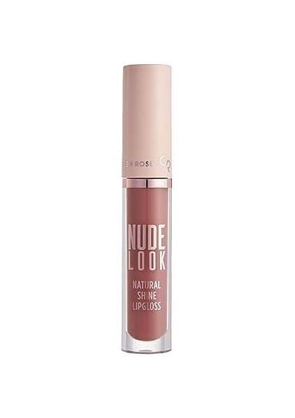 Golden Rose Nude Look Natural Shine Lipgloss Dudak Parlatıcı No: 04 Peachy Nude