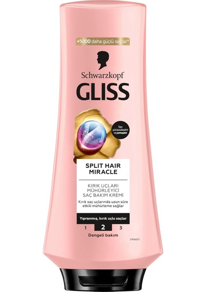 Gliss Split Hair Miracle Kırık Uçları Mühürleyen Saç Bakım Kremi 360 ml modelleri