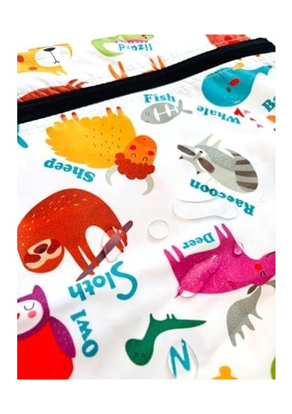 Su Geçirmez, Islak Mayo, Kıyafet Vs Taşıma Torbası, Çok Amaçlı Bebek Bakım Çanta/organizer, Beyaz, 30X37CM fiyatları