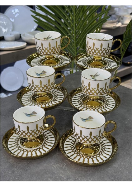 Lüx Porselen 6 Lı Leoni Fincan Takımı fiyatları