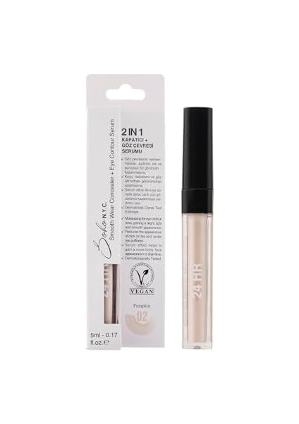 Soho N.y.c. Göz Altı Morluk ve Torba Için Serum ve Kapatıcı 5 Ml- No:2 Pumpkin fiyatları