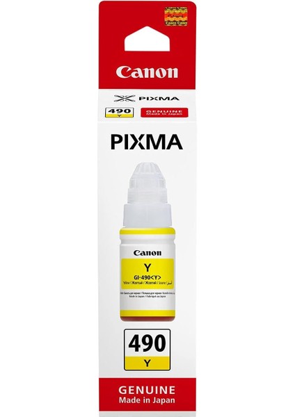 GI-490 Y Orijinal Sarı Mürekkep Kartuşu 0666C001