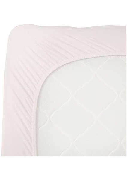 Açık Pembe Penye Tek Kişilik Fitted Çarşaf fiyatları