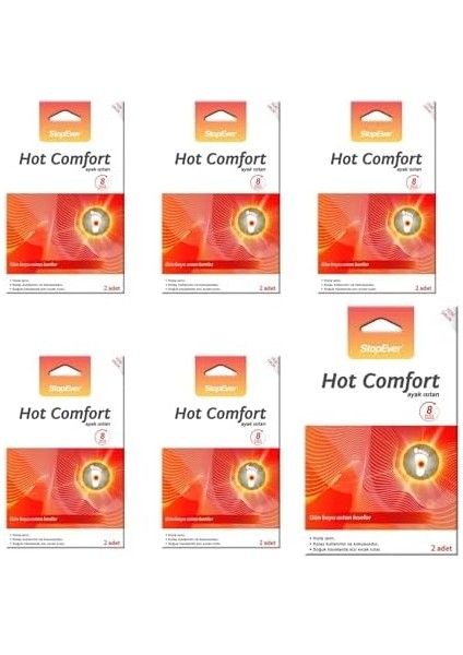 Stopever Hot Comfort Ayak Isıtan 6x2 modelleri