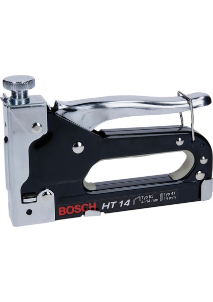 Professional Accessories 603038001 El Zımbası Ht 14 (Ahşap, Zımba Tipi 41), Siyah, 1 Adet