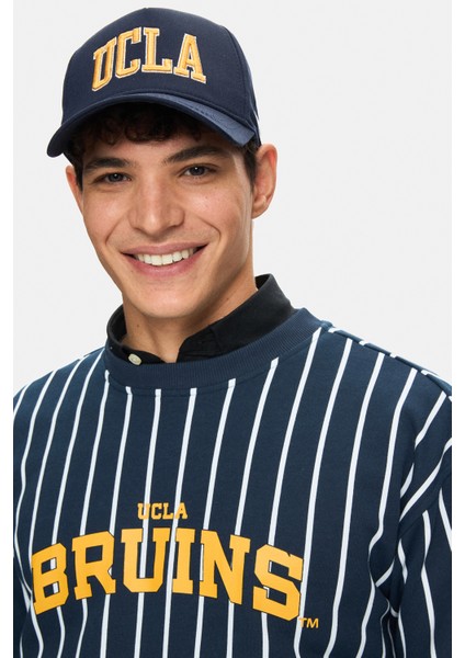 Nelly Lacivert Bisiklet Yaka Baskılı Oversize Fit Erkek Sweatshirt fiyatları