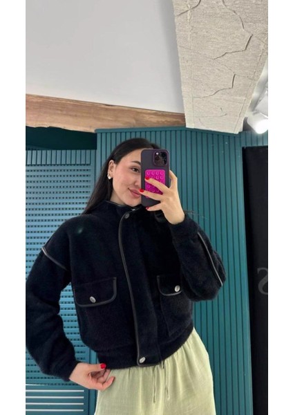 Angora Kadın Hırka Mont