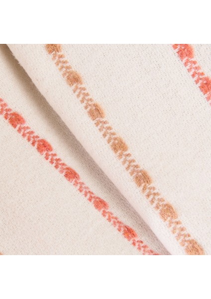 Soft Elvia Pamuklu Tv Battaniyesi - Krem - 130X170 cm modelleri