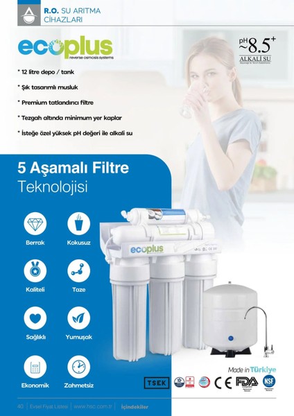 Pompasız 5 Aşamalı