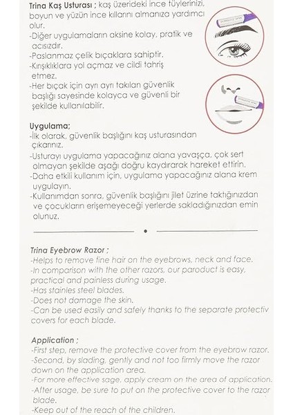 Profesyonel Çelik 2li Kaş Usturası fırsatları