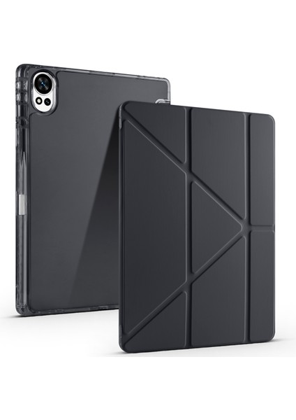 Huawei Matepad 12X Uyumlu Kalem Bölmeli Uyku Modlu Standlı Tablet Kılıfı