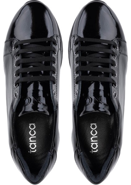 Kadın Hakiki Deri Siyah Rugan Sneakers & Spor Ayakkabı 322 2514502 Bn Ayk SK25-26 Sıyah Krsk Rgn indirimleri