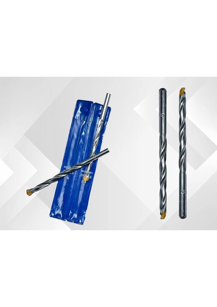 Duvar Matkap Ucu, 8mm, Yüksek Kaliteli Masonry Drills (2 Adet)