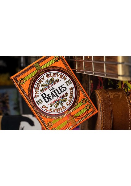 The Beatles Premium Oyun Kartları – Turuncu Deste