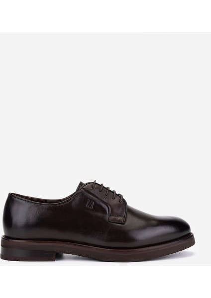 Erkek Hakiki Deri Kahverengi Klasik Ayakkabı 1157 45-1 Erk Ayk SK25-26 Kahve