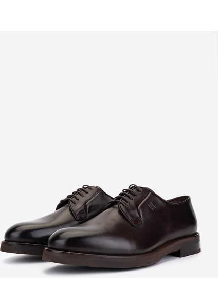 Erkek Hakiki Deri Kahverengi Klasik Ayakkabı 1157 45-1 Erk Ayk SK25-26 Kahve indirimleri