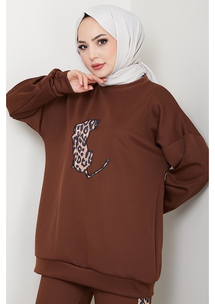 Kaplan Nakışlı Oysho Ikili Takım 1648 - Kahve fiyatları