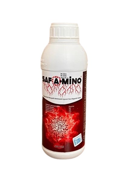 Safa-Mino Hayvansal Menşeili %13 Aminoasit Içeren Sıvı Organik Gübre 1 Lt