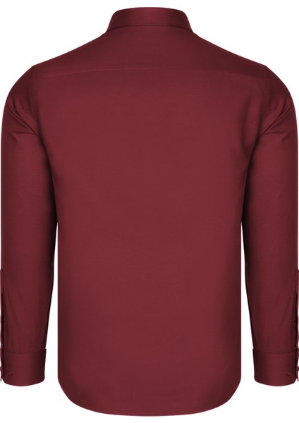 G985 Dewberry Erkek Gömlek-Bordo fiyatları