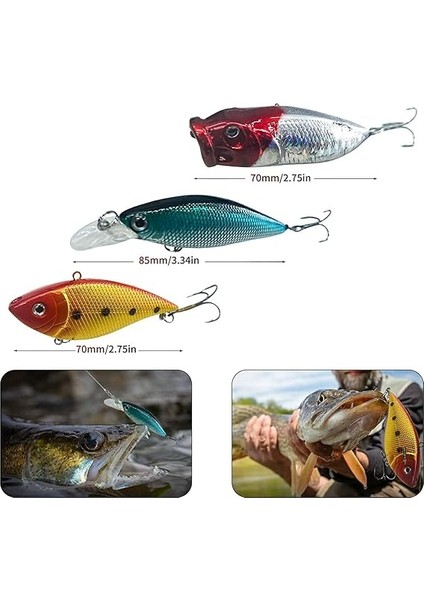 78 Parça Rapala Jig Sahte Olta Yem ve Aksesuar Seti Tatlı ve Tuzlu Su Uyumlu indirimleri