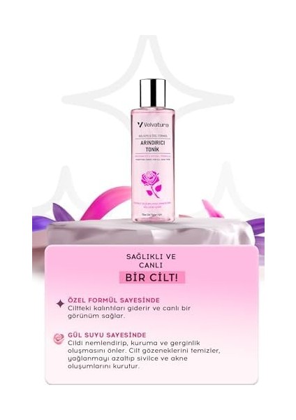 Gül Suyu Tonik Arındırıcı Aydınlatıcı ve Gözenek Sıkılaştırıcı Leke Karşıtı Tonik modelleri