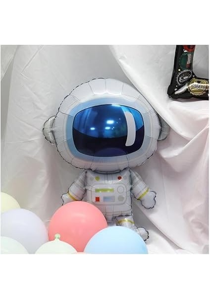 Gitti Uzay Konsepti 1 Yaş Doğum Günü Parti Kutlama Seti; Astronot, Ufo ve Uzay Gemisi Folyo Balon Set modelleri