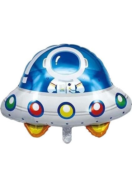 Gitti Uzay Konsepti 1 Yaş Doğum Günü Parti Kutlama Seti; Astronot, Ufo ve Uzay Gemisi Folyo Balon Set fırsatları