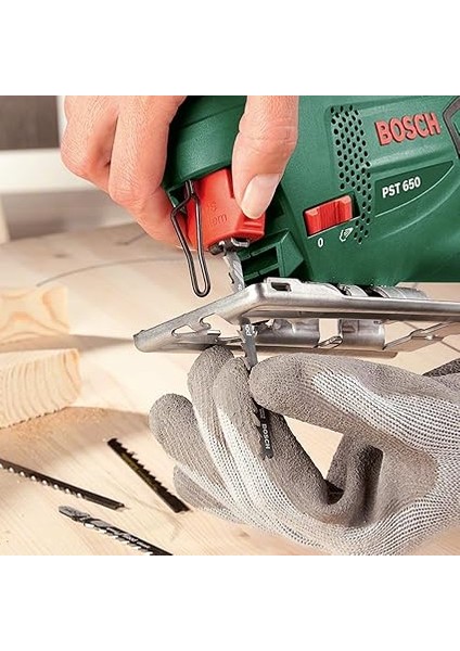 Home And Garden Pst 650 Elektrikli Dekupaj Testreresi, 500 Watt, Ahşapta 65 Mm, Çelikte 4 mm Kesme Derinliği, Taşıma Çantasında modelleri