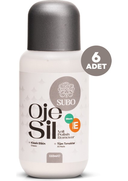 ASETON KLASİK ETKİN 6 X110 ml