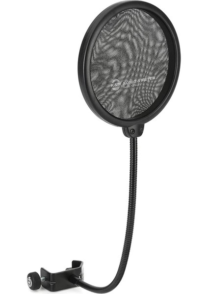 23956 Popkiller Siyah - Çift Naylon Şemsiye Çap 13 cm - 3 cm Tripod Çapına Kadar - Mikrofonlar Için Pop Koruması indirimleri