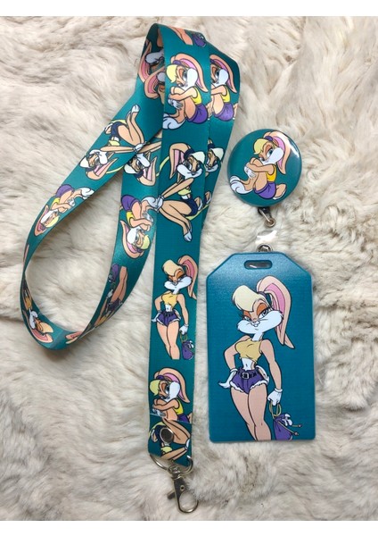 Lola Banny Boyun Askı Ipi Kartlık ve Yoyo Set